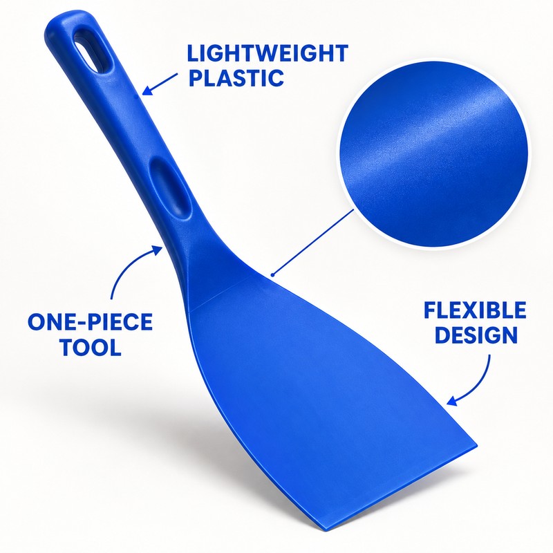 Flexible Dough Scraper for Baking – Plastic Pizza Dough Cutter