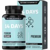 Beyond Vitamins | 14 Days | Avanzado para Hombres y Mujeres con Cascara Sagrada, Psyllium Husk, Hoja Sen & Probióticos | Vegano | 28 Capsules 1-2 cápsulas por día