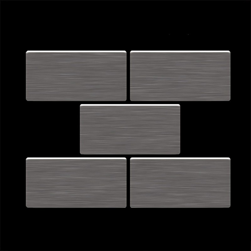 Mosaic Pattern S-House-Ti-SB Collection House Titanium Smoke Brushed