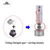 CAMPINGMOON Butane to Isobutane Gas Canister Refill Adapter Screw Lindal