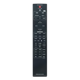 RRMCGA331AWSA GA331AWSA Replacement Remote Control Compatible with Sharp 2.1 Channel Slim Sound Bar HT-SB602 HTSB602