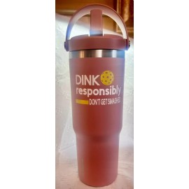 Hydrapeak Pickleball Hydrapeak Nomad 32 Oz Tumbler Set w/Handle & Straw Stainless Green