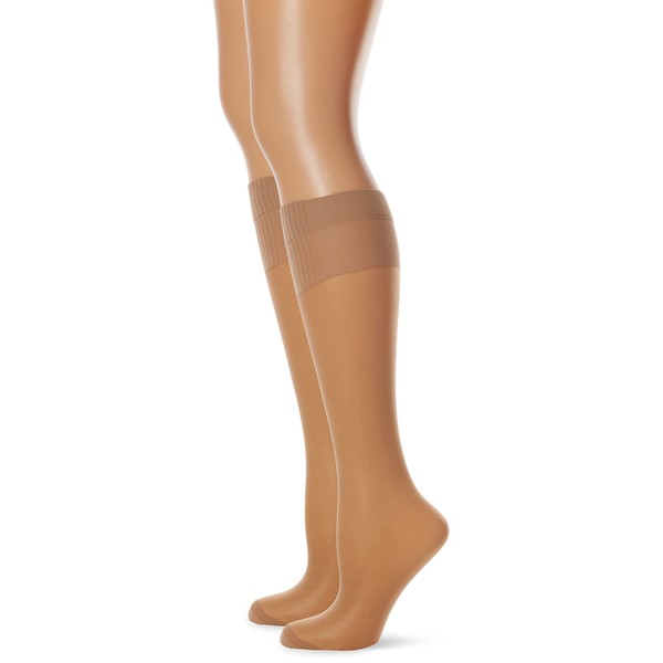 Dim Women's Pack of 2, Mi-Bas Absolu Flex Support Stockings,