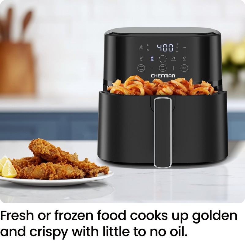 Chefman Air Fryer – 6 QT Compact Airfryer for Quick