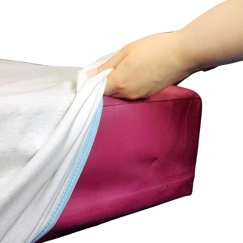 Interfit Knitted Fitted Sheet, White, Single Bed, Fits Hospital Beds