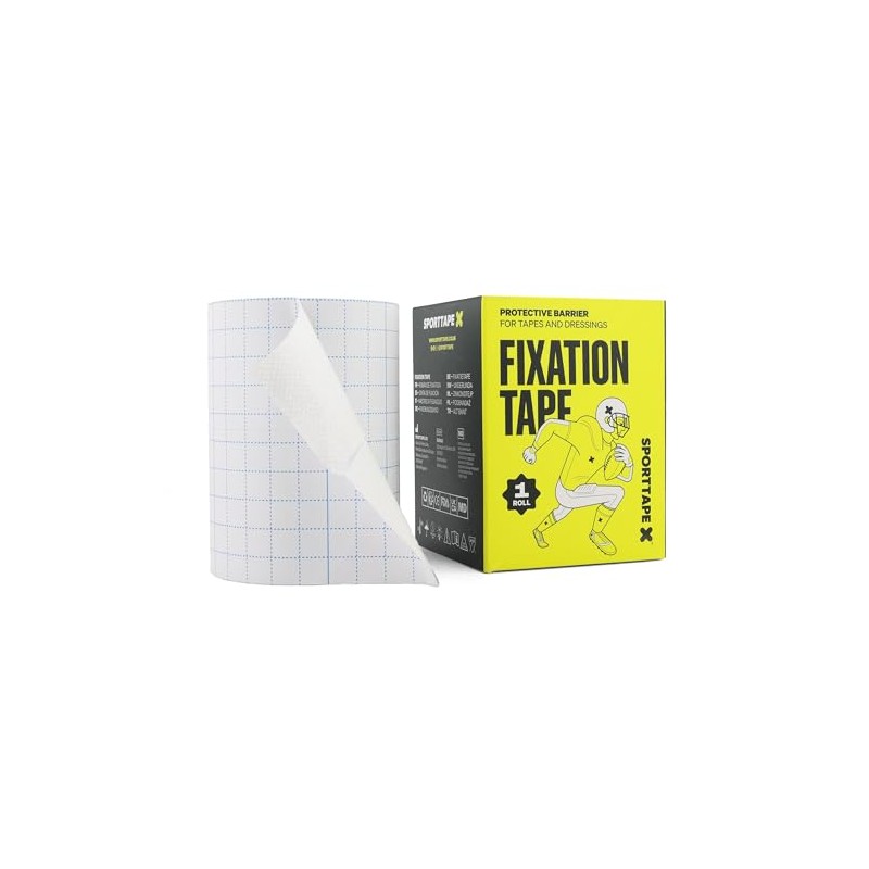 SPORTTAPE Fixation Tape - 10cm x 10m | Non-Woven Dressing