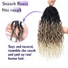 Faux Locs Crochet Hair 12 Inch 6 Packs Goddess Locs