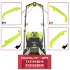 Spares2go Switch Control Handle Lever Set for Ryobi OLM1833B 18V