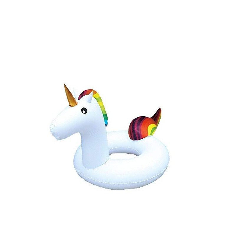 PMS 36" GIANT UNICORN DESIGN SWIM RING IN STRONG PP