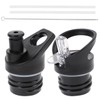 OHPHCALL 2pcs Spout Lid Compatible with Flask Wide Mouth Water