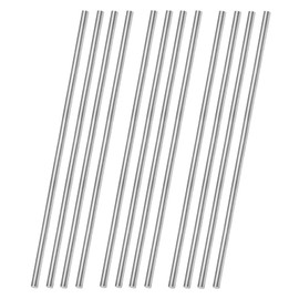 12 Pcs 304 Stainless Steel Round Rod,Phiowocx 1/8” x 12” Metal Solid Shaft Rods Bar,Smooth Steel Rods for DIY Craft Model,Industry,Metal Working Hobbies-Plane/Ship Model(3 x 305mm)