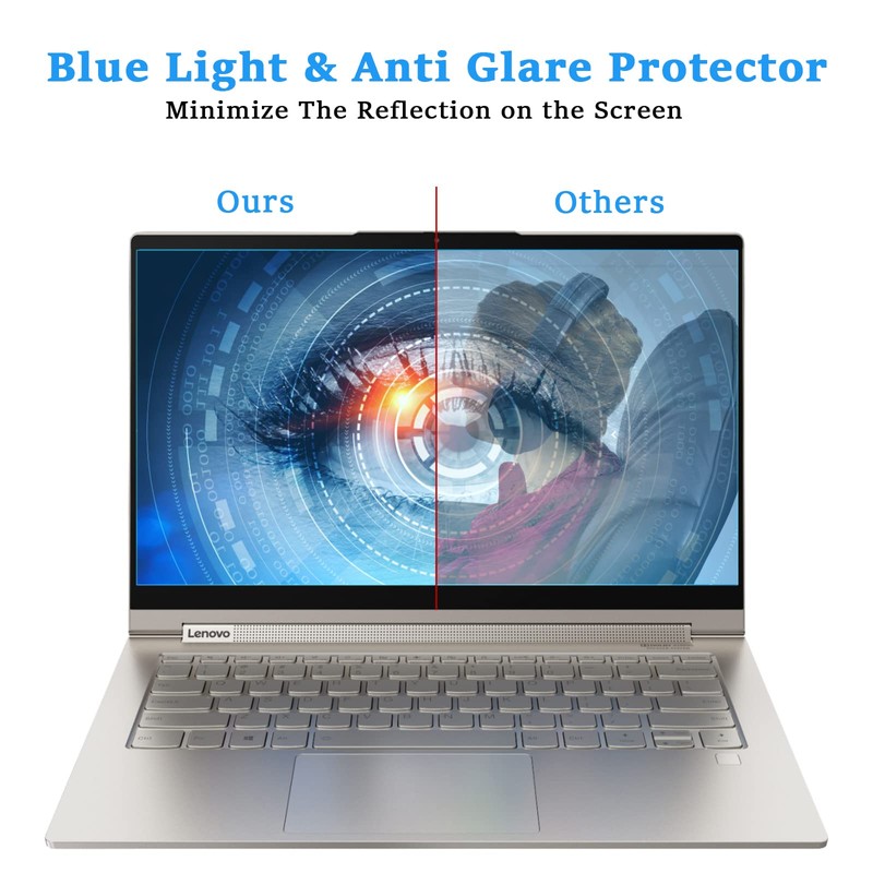 PYS 2 Pack Blue Light Screen Protector Laptop 13.3 Inch,