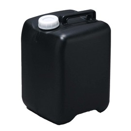 Mizuho Kasei Kogyo 0186BK Flat Can, Square Shape, 3.2 gal (10 L), Black