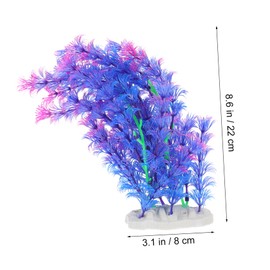 Generic 4Pcs Lifelike Underwater Plants Decor for Fish Tanks Artificial Simulation Plant Ornaments Vibrant Aquarium Decorations for Creating Hides Enhancing Landscape