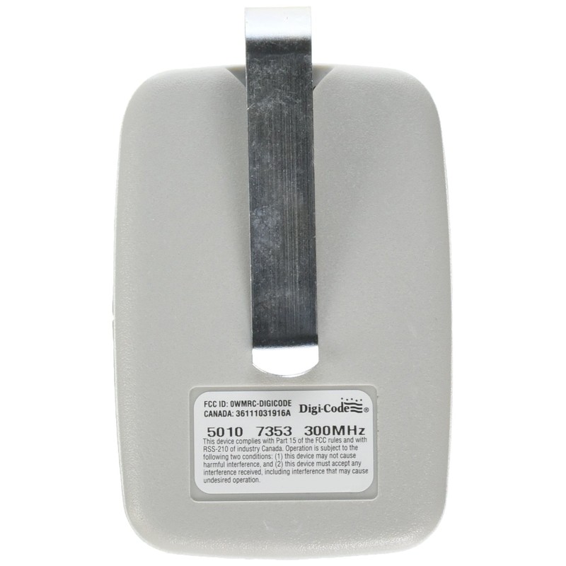 Digi-Code 5010 Garage Door Opener Transmitter