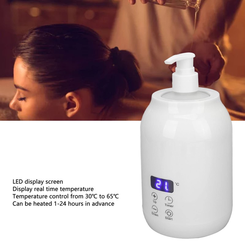 Massage Oil Bottle Warmer, Prevent Broken Touch Control, Single Bottle