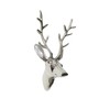 Melody Maison Silver Wall Mounted Stags Head