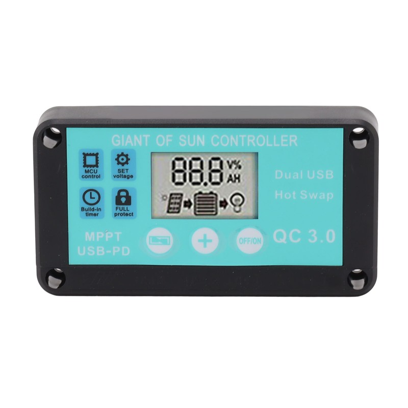 Solar Charge Controller Dual USB Output Fast Charging Solar Panel