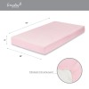Everyday Kids Fitted Crib Sheet - Pink