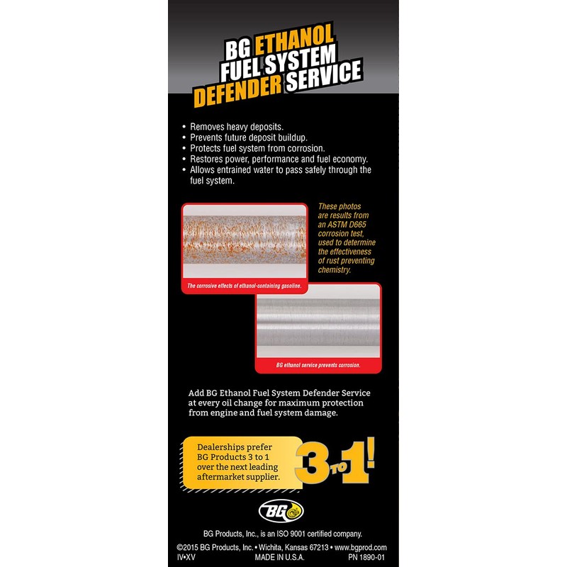Smilyeez BG Ethanol Fuel System Defender® PN 213 with Pocket