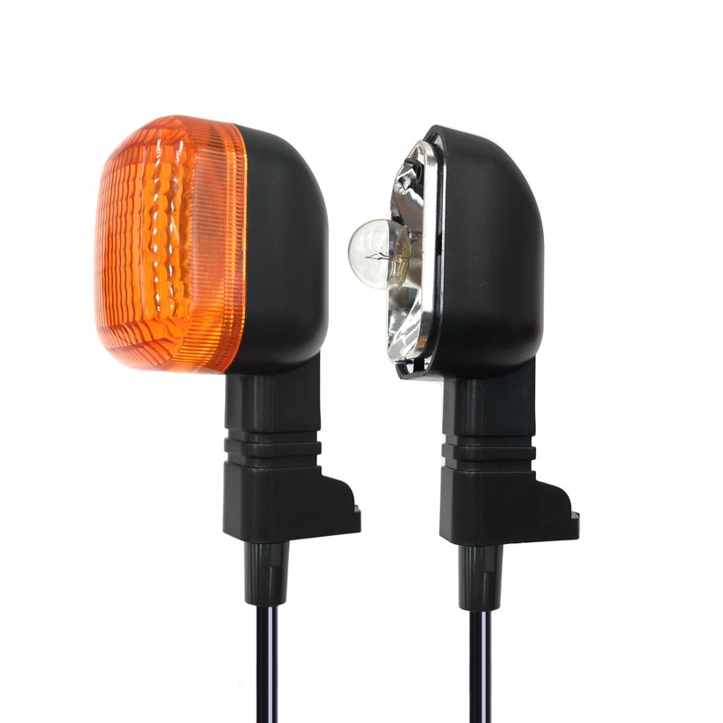 SPNUVR 2Pcs Rear Motorcycle turn signals Winker Indicators light for