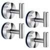 JOMOLA Suction Cup Hooks for Shower Wall Stainless Steel Vacuum