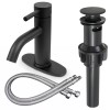 Highcraft Bathroom Faucet w/ Deck Plate, 1 handle, 1 or