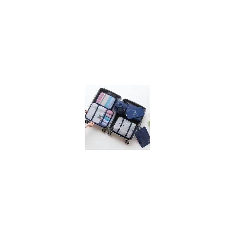 Travel Packing Cubes for Suitcase Organization – 7-Piece Polyester Luggage
