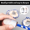 Pencil Sharpener with Eraser, 2PCS Portable Rubber and Sharpener 2