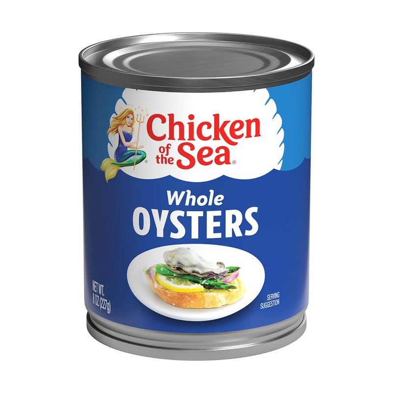 Chicken of the Sea Whole Oysters, Great for Recipes, 8-Ounce