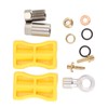 Bike Brake Hose Connector Reusable Olive Connecting Insert Hydraulic Connector