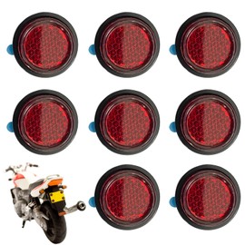 8 Pcs Reflective Number Plate Film, Motorcycles Number Plate Reflectors, Motorcycle Rear Reflector, for Motorcycle Electric Vehicle Bicycle Fenders