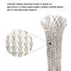 Tinned Copper Grounding Strap Metal Braided Wire Shielding Wrap Cable