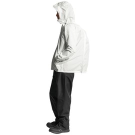 Mac AS-5140 Rain Suit, Water Resistance: 39.4 ft (10,000 mm), H2O, Top and Bottom Set, Helmet Compatible Safety Hood, Top and Bottom Pocket, Adjustable Hem, Adjustable Hood, Bag-In (~30L), Seam Tape,