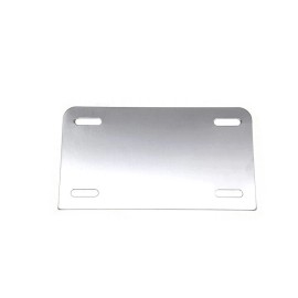 V-Twin 42-1547 Chrome 4" x 7" License Plate Frame Backing Plate for Motorcycles