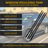 Dasbecan 4Pcs Window Moulding Trim Seal Belt Weatherstrip Compatible with