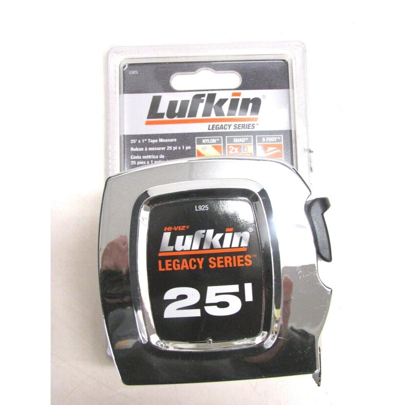 Lufkin NEW! LUFKIN TOOLS 25' LEGACY SERIES TAPE MEASURE, L925