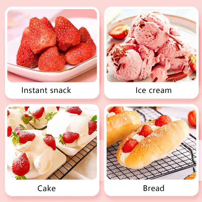 Dried Strawberries 5.29oz Strawberry Crisps Fruit Snacks Dried Fruit Crispy