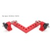 Square Positioning Ruler Kit Aluminum Alloy Right Angle 90 Degree
