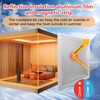 Magnetic Window Insulation Kit Suitable for Summer and Winter, Heat