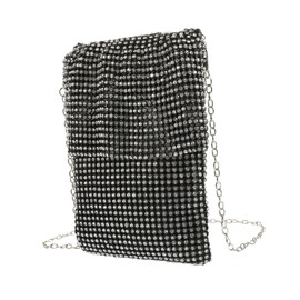 OATIPHO Evening Clutch Bag Stylish Versatile Handbag for Mobile Phones and Essentials Elegant Water Rhinestone Design for Parties and Banquets Practical Storage for Cosmetics and Jewelry