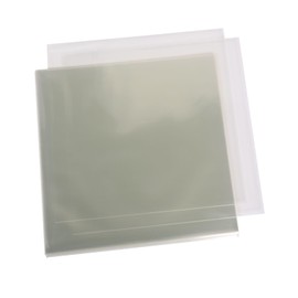 Mari-Medienverpackungen LP Sleeves 12 Inch Transparent Protection for Vinyl Records, Pack of 50, 325 x 325 x 0.100 Also for Double Album CPP Film, transparent, simple