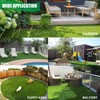 SHNOSU Artificial Grass Turf Rug 4FTX10FT Indoor Outdoor, 1.38" Pile