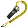Spiral cable, elastic key chain made of paracord, lanyard, lanyard