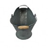 Pellethead Galvanized Coal Hod Scuttle Bucket, Ash & Fuel, Stove