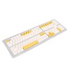 Keyboard Keycaps Bee Milk Subject PBT Material OEM Height Dye