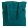 Terra Thread Organic Cotton Executive Work Tote Bag, Charcoal Grey