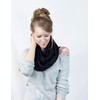 Jersey Infinity Scarf (Black)