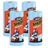 Scott Shop Towels, Blue Rolls, 55 Sheets & 4 Rolls