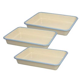 Fuji Enameled Bat LL (15 Pieces), Set of 3, B-M-S (Beams) Enameled Bat BM-LL White